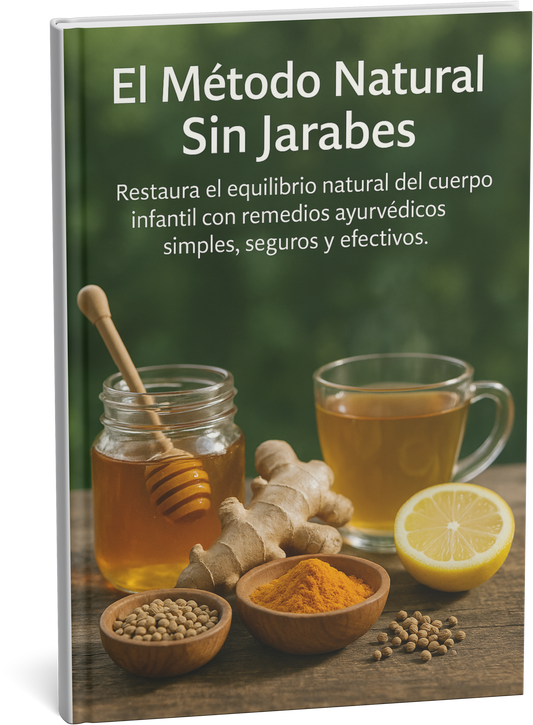 "EL MÉTODO NATURAL SIN JARABES". 40 RECETAS AYURVÉDICAS PARA NIÑOS
